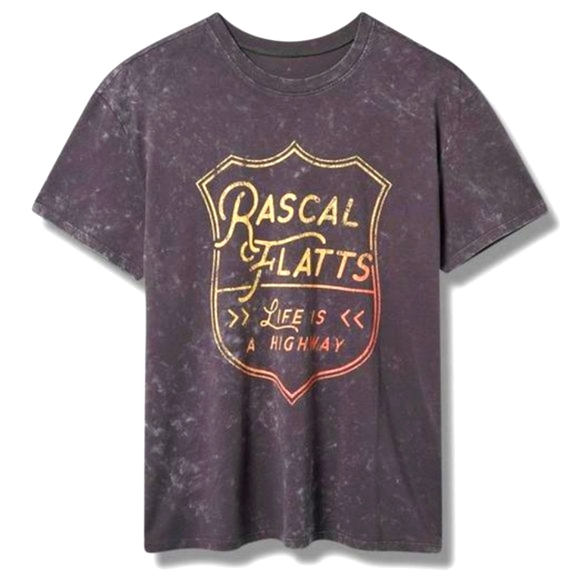 ❤️NWT VINTAGE TORRID BAND TEE RASCAL FLATTS COUNTRY MUSIC ICON CONCERT SHIRT  1X - Picture 1 of 10